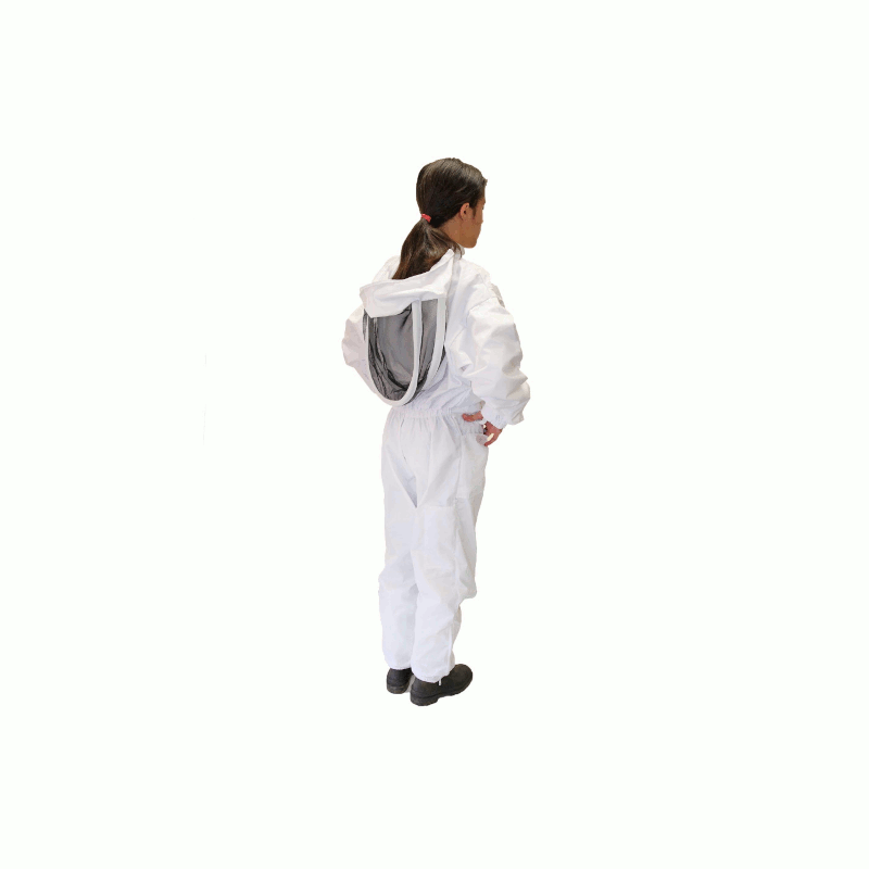 PestFix Professional White Beekeeper Coveralls And 2 Veils